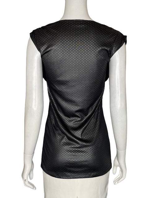 Blusa Muaa Brillo Negro - Talla S