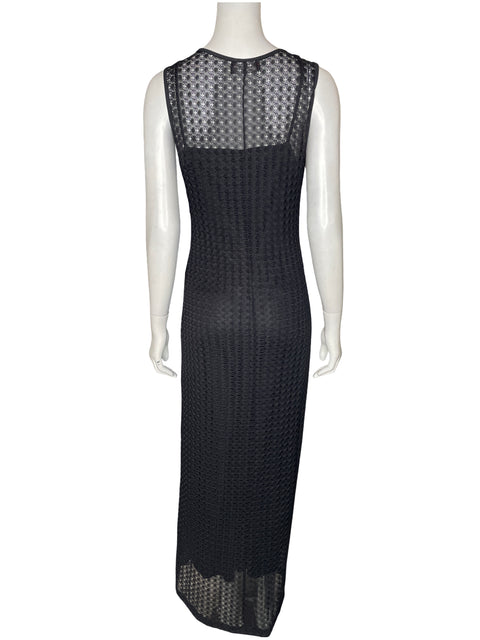 Vestido Studio Nite Maxi Cuello redondo Negro - Talla L