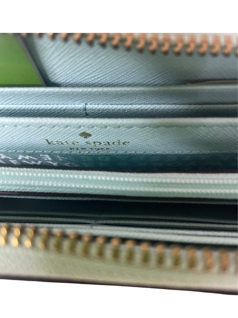Wallet Kate Spade Zipper Tarjetero Azul - Talla U