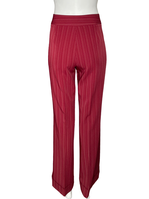 Pantalón Armi Rayas Palazzo Rojo - Talla 10