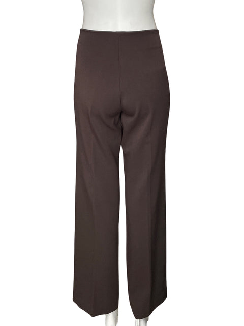 Pantalón Tessori Wide-leg Marrón - Talla 10