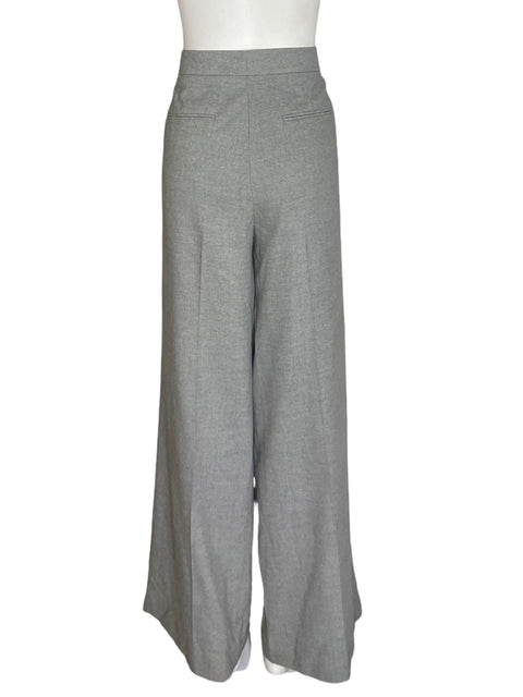 Pantalón Ann Taylor Recto Wide-leg Gris - Talla 10