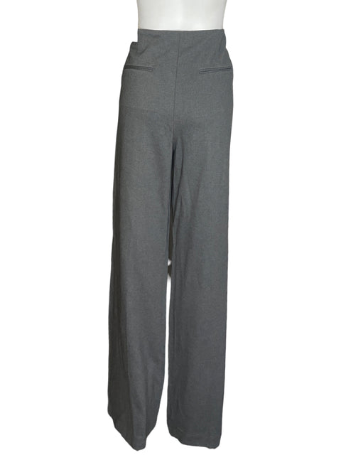 Pantalón Ann Taylor Recto Wide-leg Gris - Talla 12
