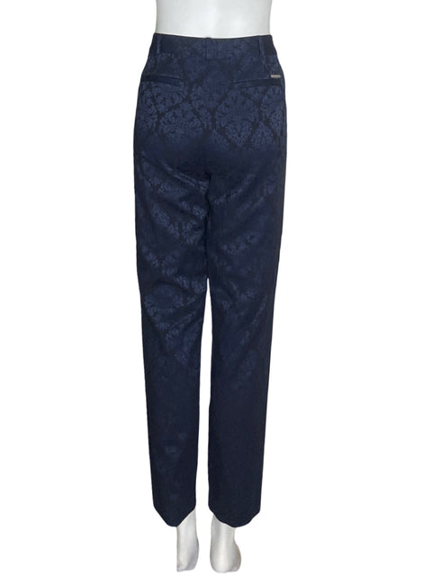 Pantalón Michael Kors Estampado Ajustado Azul - Talla S