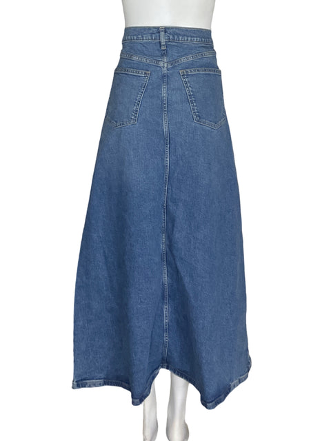 Falda Gap Abertura frontal Corte a Azul - Talla 10