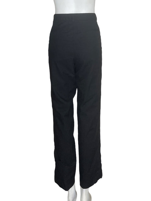 Pantalón Calvin Klein Liso Wide-leg Negro - Talla 30