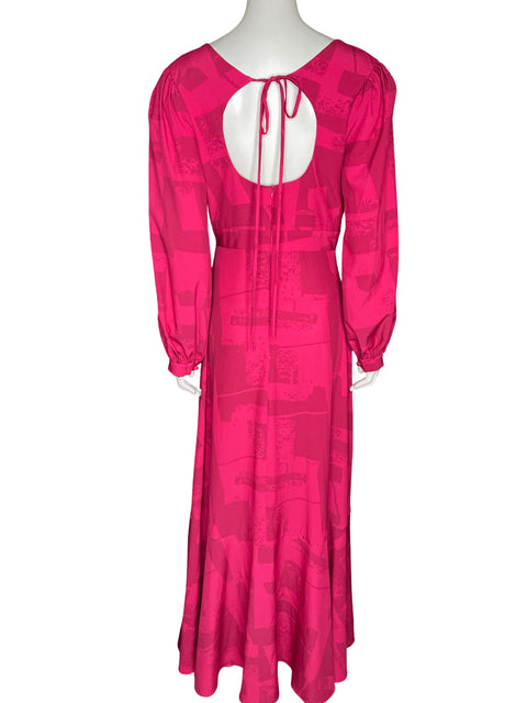Vestido Vtch Maxi Estampado Rosado - Talla S