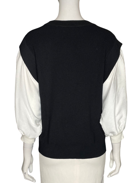Blusa Dkny Mangas abullonadas Negro - Talla L