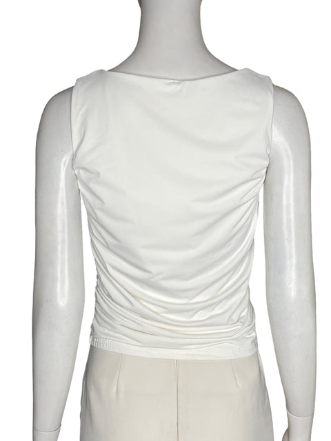 Blusa Mary Anne Drapeado Blanco - Talla M