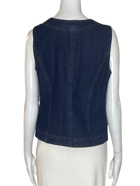 Chaleco Current Air Apliques Sin mangas Azul - Talla M