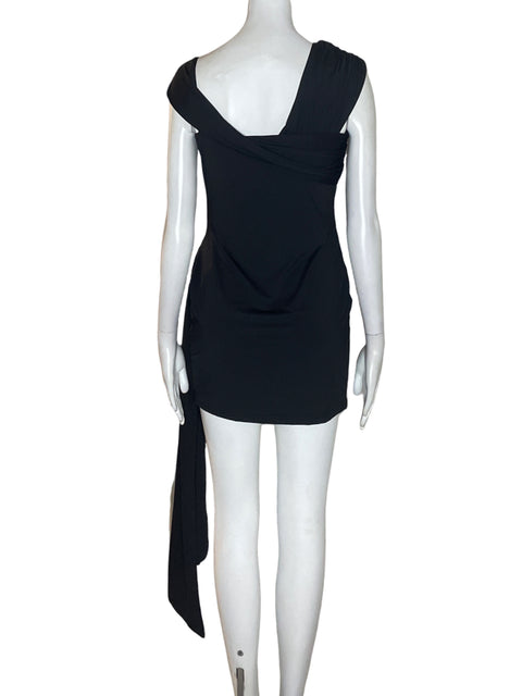 Vestido Runaway Ajustado Fajon Negro - Talla M
