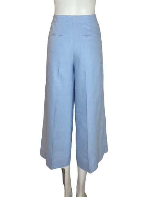 Pantalón Ann Taylor Botones Wide-leg Azul - Talla 4