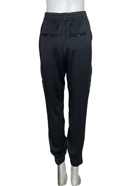 Pantalón Jogger Elastico Ajustado Negro - Talla 4