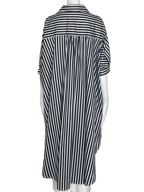 Blusa Tesoro Tps Rayas Asimétrico Negro - Talla S