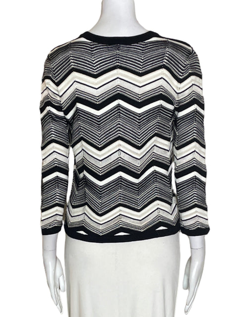 Cardigan White House Black Market de Algodón Puntos Manga larga Negro - Talla S