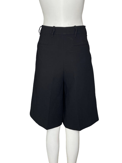 Bermuda Zara Wide-leg Negro - Talla M