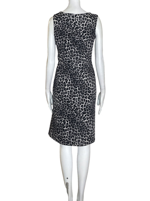 Vestido Enfocus Studio Estampado Sin mangas Negro - Talla 4