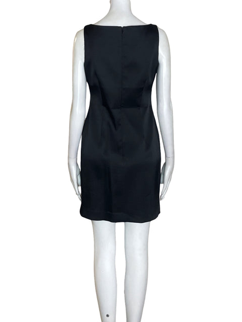 Vestido Laundry Liso Floral Negro - Talla 2