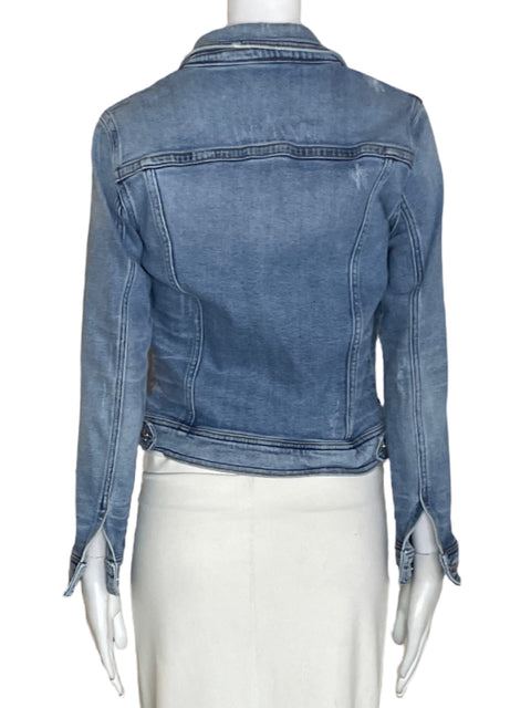 Chaqueta Zara Manga larga Botones Azul - Talla XS