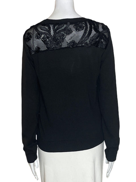 Blusa Endless Rose Transparente Manga larga Negro - Talla M