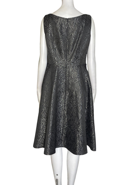 Vestido Jones Wear Dress Sin mangas Midi Negro - Talla 8
