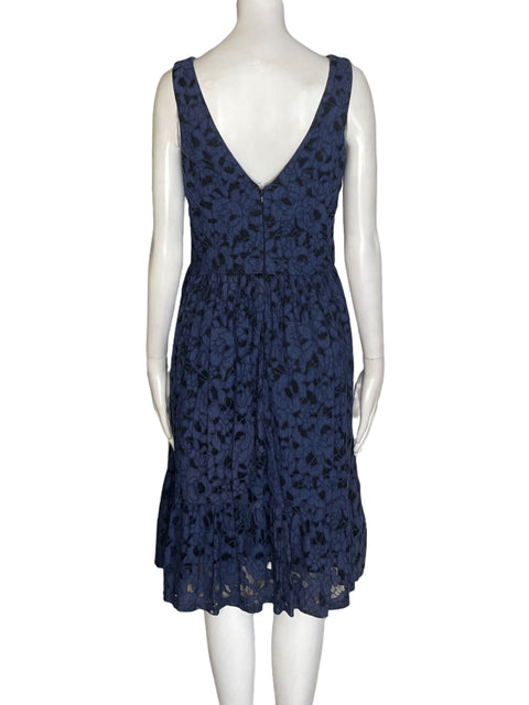 Vestido Mystic Sin mangas Midi Azul - Talla M