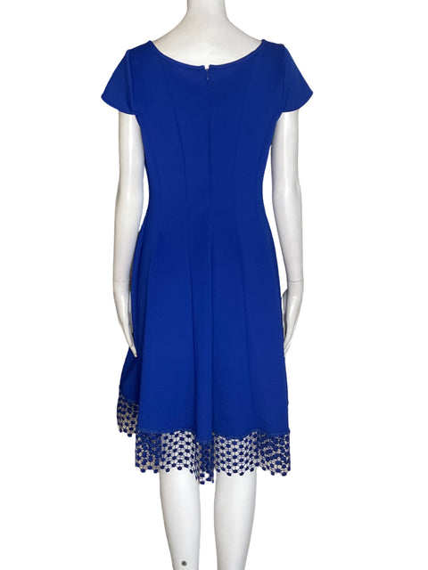 Vestido Donna Ricco Suelto Manga corta Azul - Talla 10