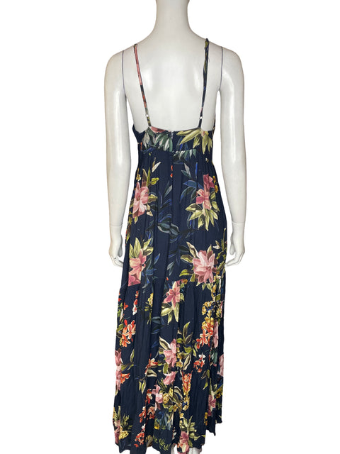 Vestido J&b Jeans & Blouses Estampado Floral Azul - Talla S