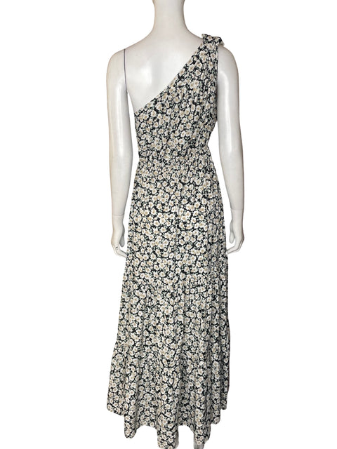 Vestido Tesoro Tps Off-shoulder Estampado Verde - Talla S