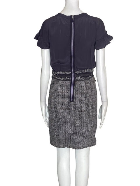 Vestido Tesoro Tps Mini Manga corta Morado - Talla S