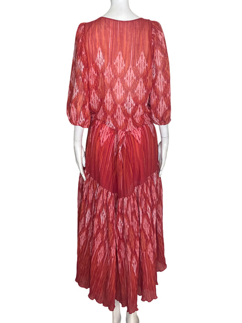 Conjunto Tesoro Tps Falda/blusa Estampado Rojo - Talla L