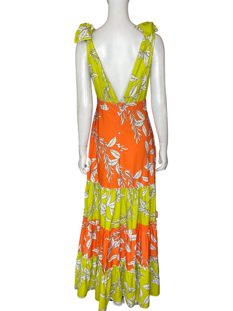 Vestido Dygarni Estampado Floral Naranja - Talla S