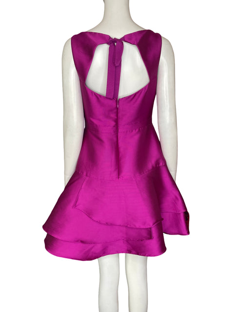 Vestido Adrianna Papell Open back Rosado - Talla 6