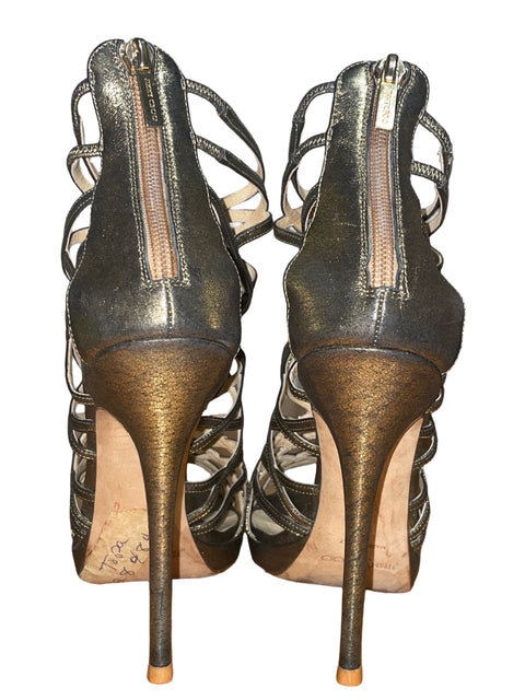 Zapato Jimmy Choo Dorado - Talla 40