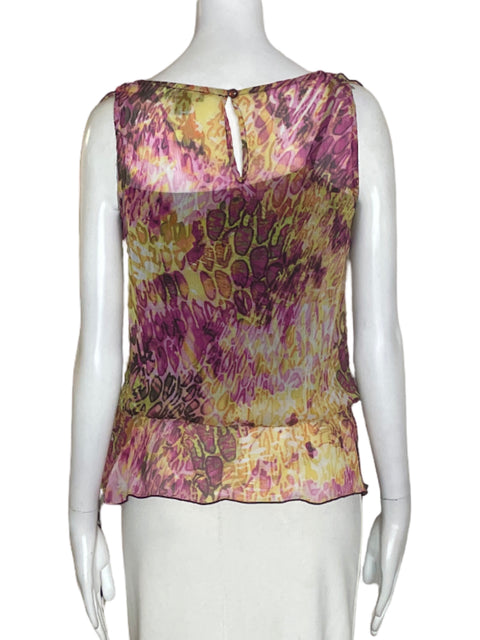 Blusa Bcx Ruchas Sin mangas Rosado - Talla S