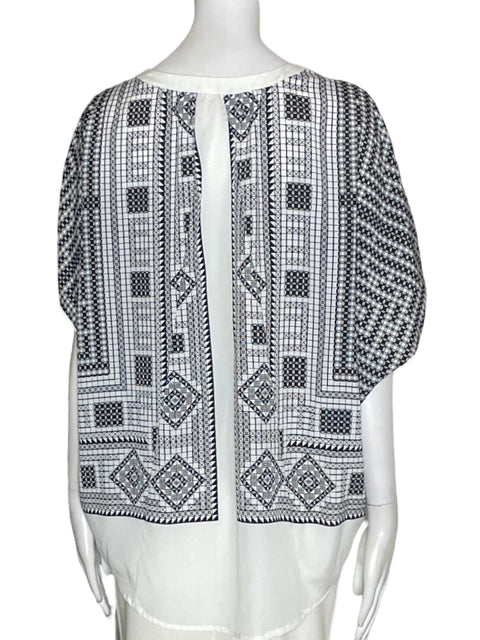 Blusa Philosophy Suelta Manga corta Negro - Talla L