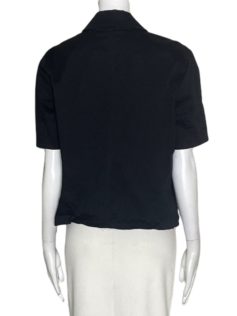 Chaqueta Ralph Lauren de Algodón Abierto Manga corta Negro - Talla XL