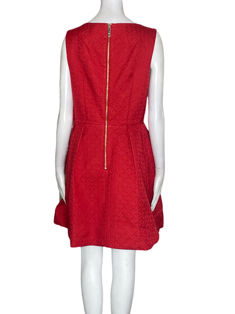 Vestido Ted Baker Floral Sin mangas Rojo - Talla S