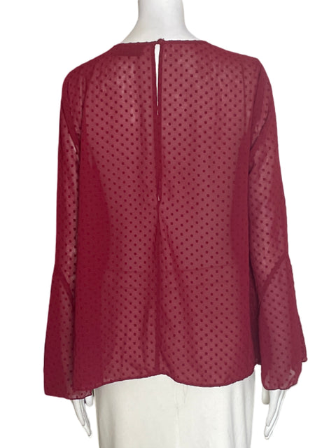 Blusa The Fifth Label Transparente Manga larga Rojo - Talla M