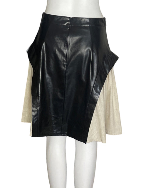 Falda Micas Oliuretano Suelto Negro - Talla M