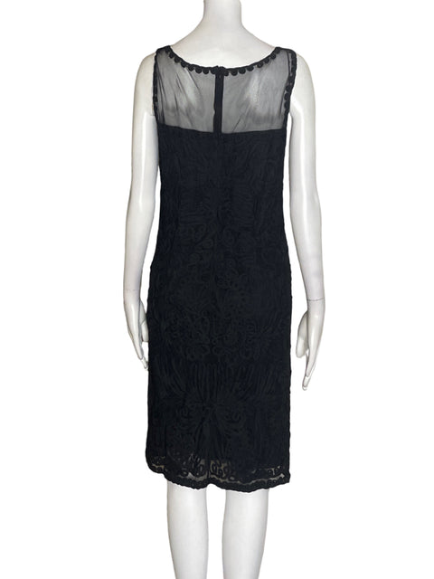 Vestido Marina Suelto Sin mangas Negro - Talla 8