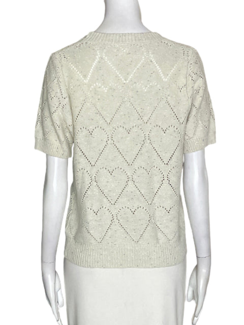 Blusa Tesoro Tps Puntos Manga corta Beige - Talla S