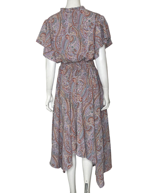 Vestido Bishop And Young Midi Rosado - Talla M