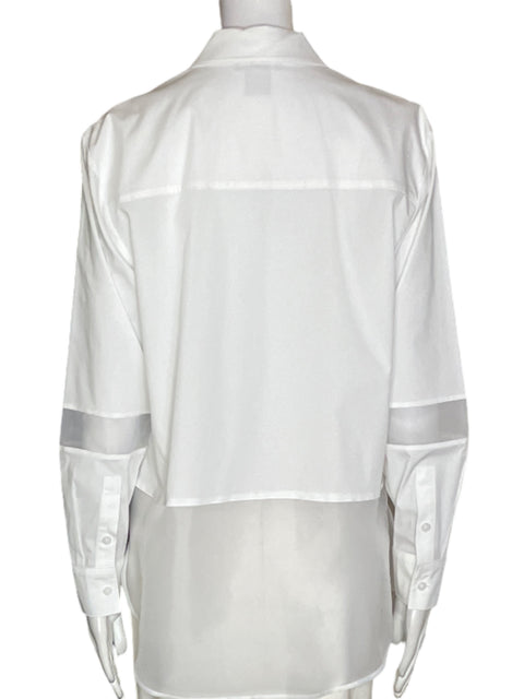 Camisa Dkny Manga larga Botones Blanco - Talla XS