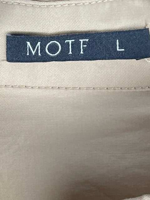 Vestido Motf de Algodón Marrón - Talla L