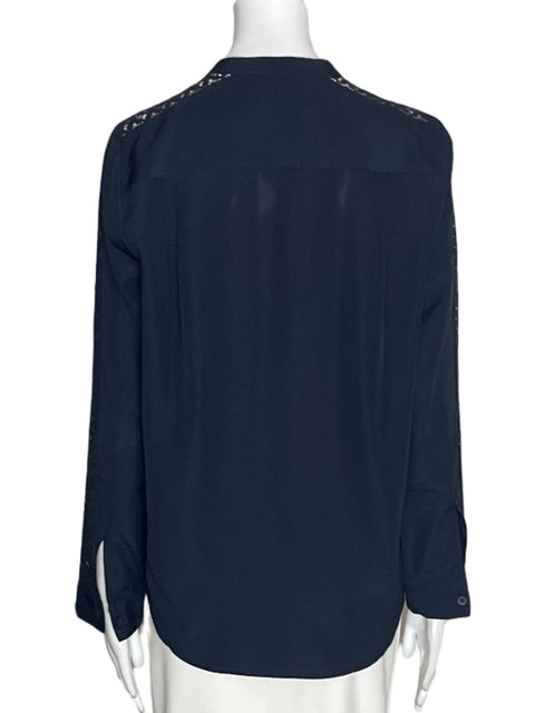 Blusa Michael Kors Manga larga Cuello redondo Negro - Talla M