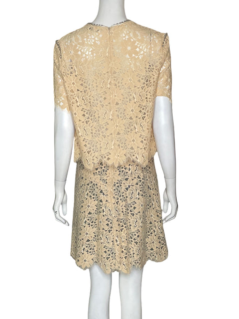 Conjunto Sandro Bordado Rosado - Talla XS