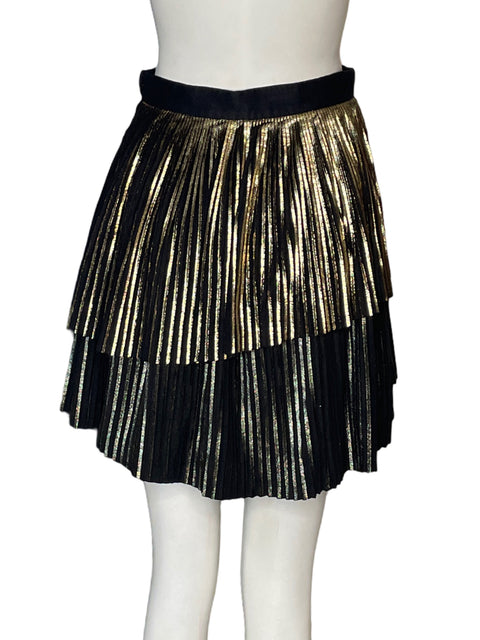 Falda By Johnny de Algodón Mini Negro - Talla 8
