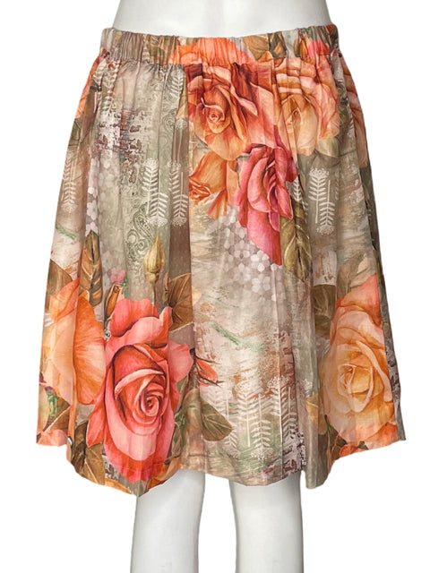 Falda Tesoro Tps Mini A-line Naranja - Talla M