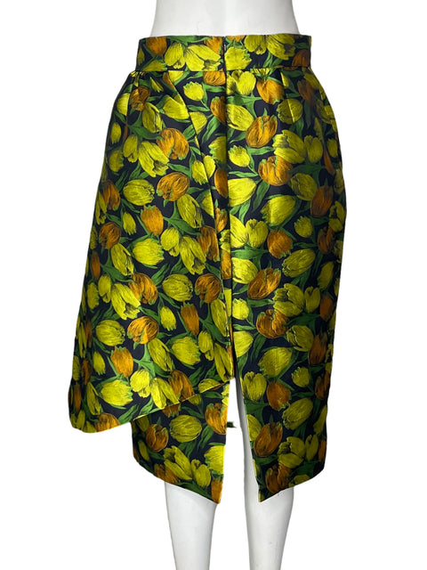 Falda Gracia Midi Verde - Talla M